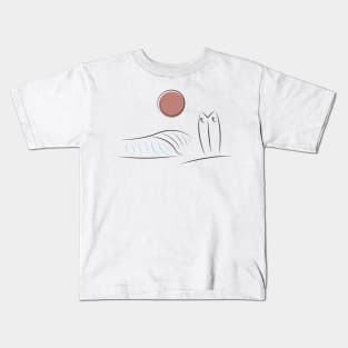 Summer surfing Kids T-Shirt